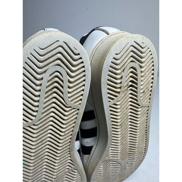 Adidas Original Superstar Hard Shell Toe White Black Gold Mens 9,5 - Picture 8 of 13